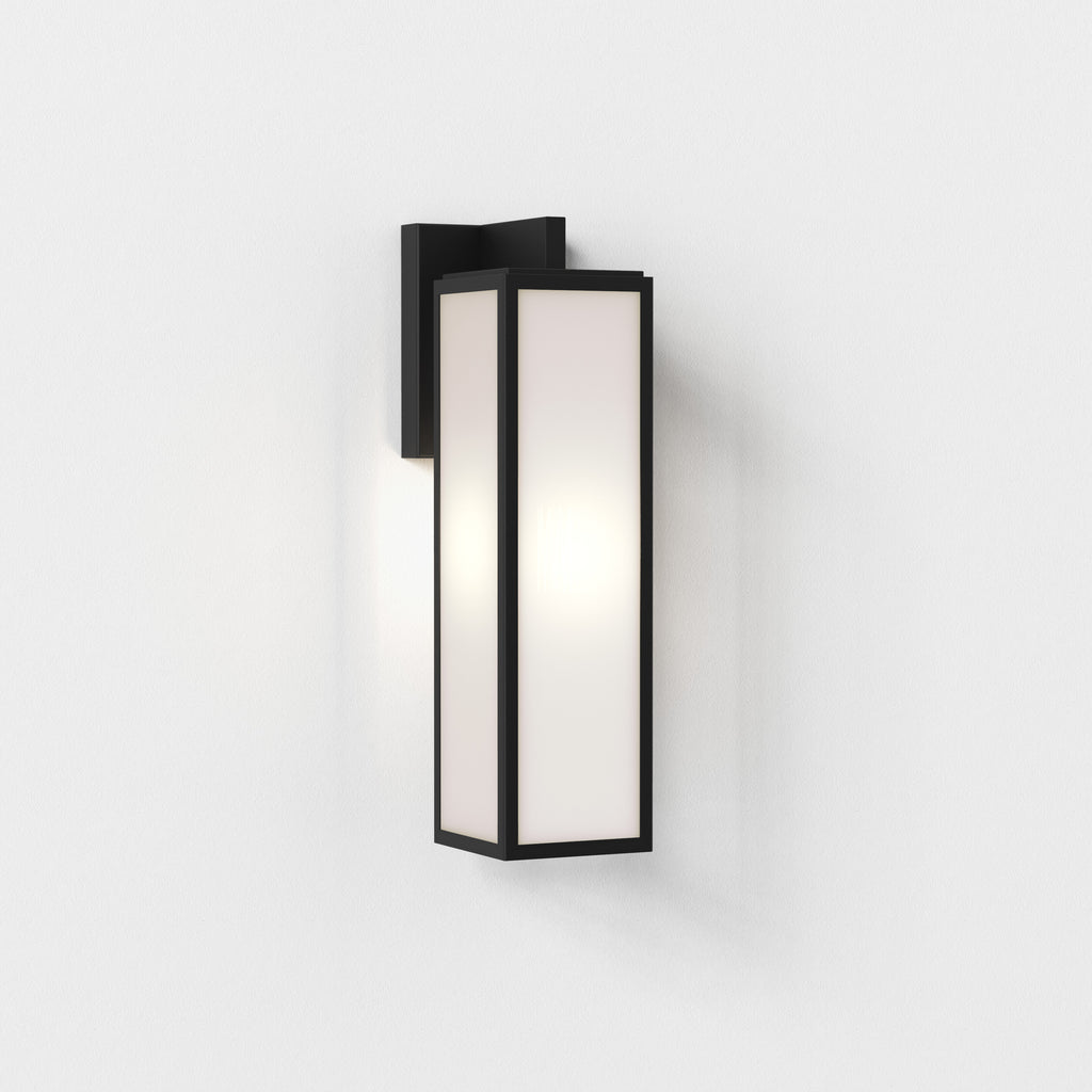 Astro Harvard Outdoor Wall Lantern in Textured Black