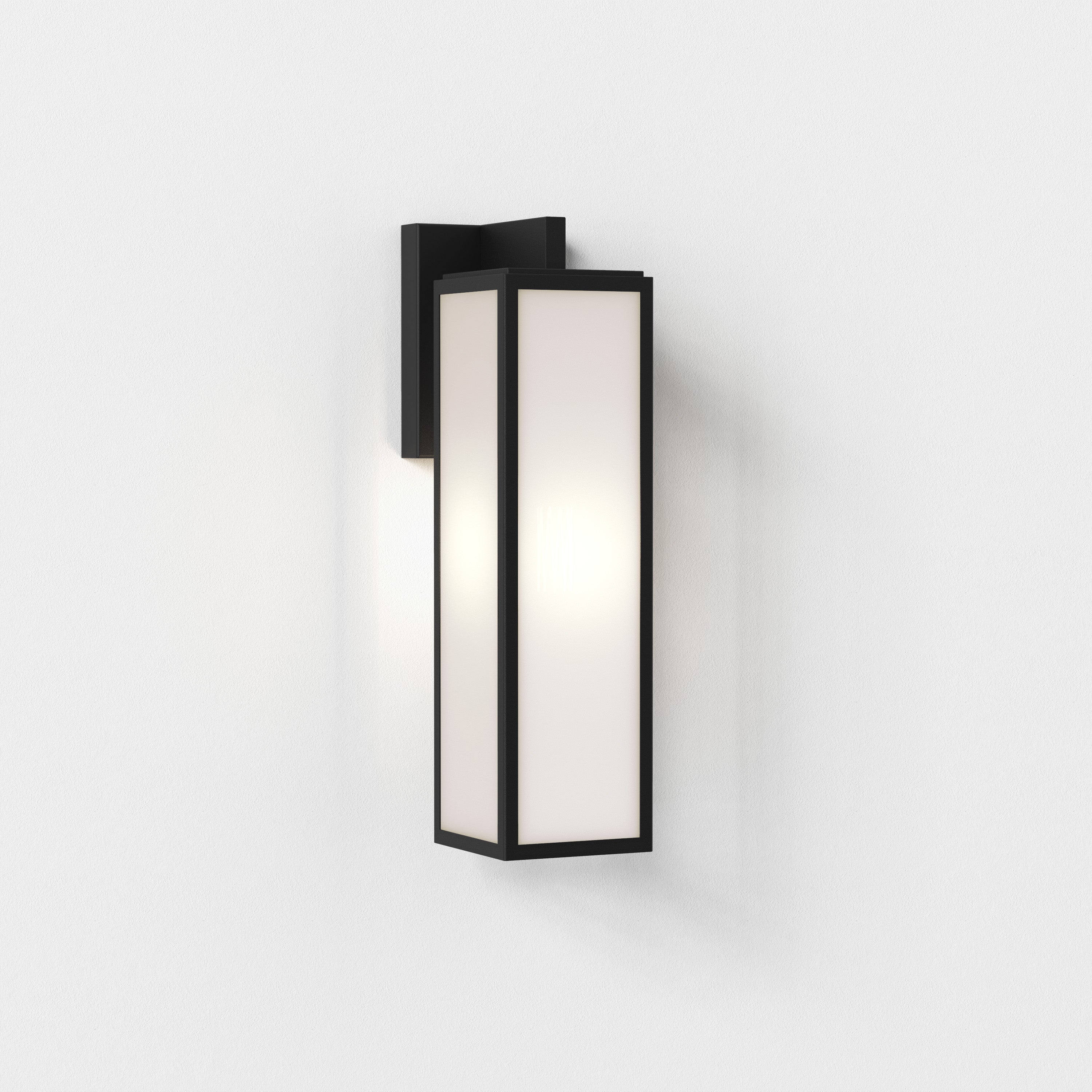 Astro Harvard Outdoor Wall Lantern in Textured Black