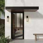 Astro Harvard Outdoor Wall Lantern in Textured Black