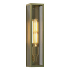Astro Harvard Outdoor Wall Light in Natural Brass