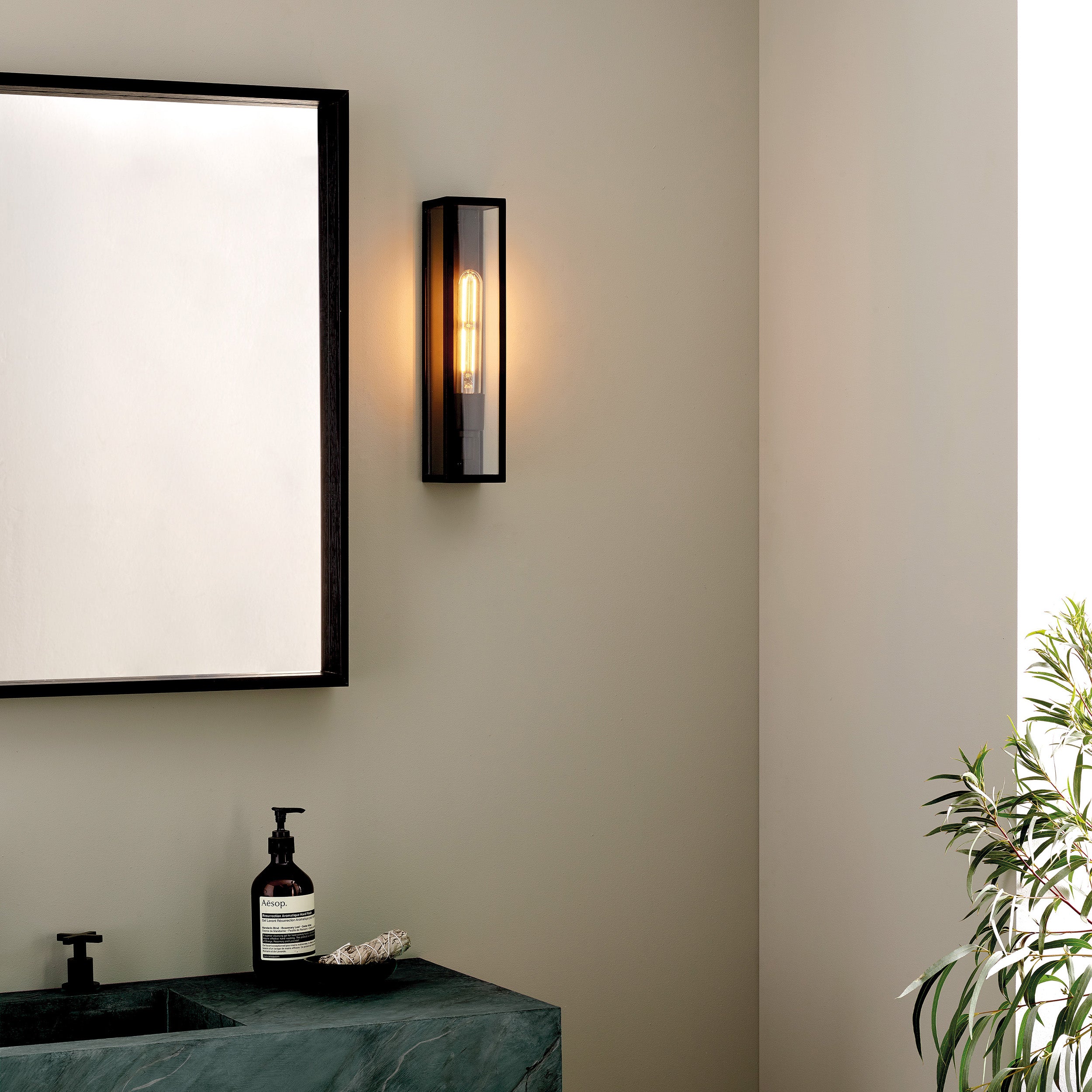 Astro Harvard Outdoor Wall Light in Textured Black