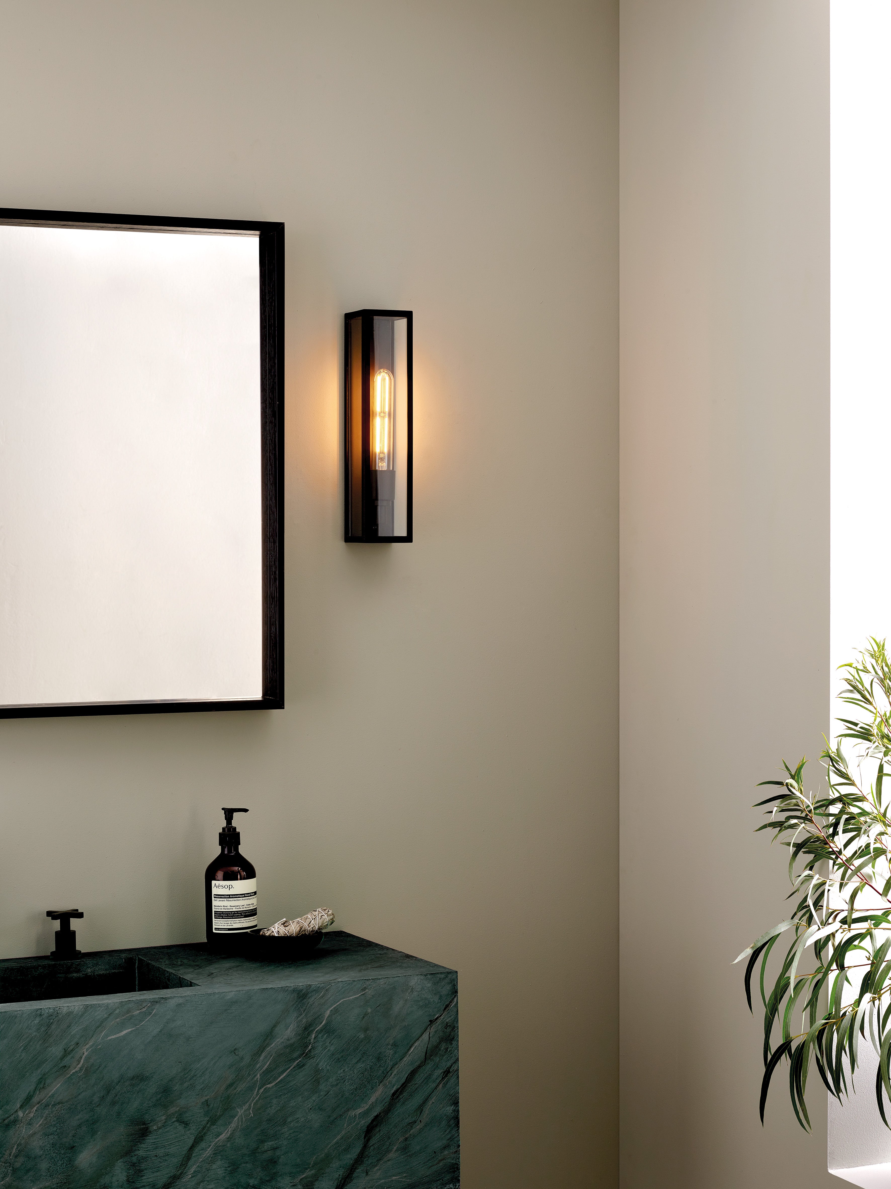 Astro Harvard Outdoor Wall Light in Textured Black