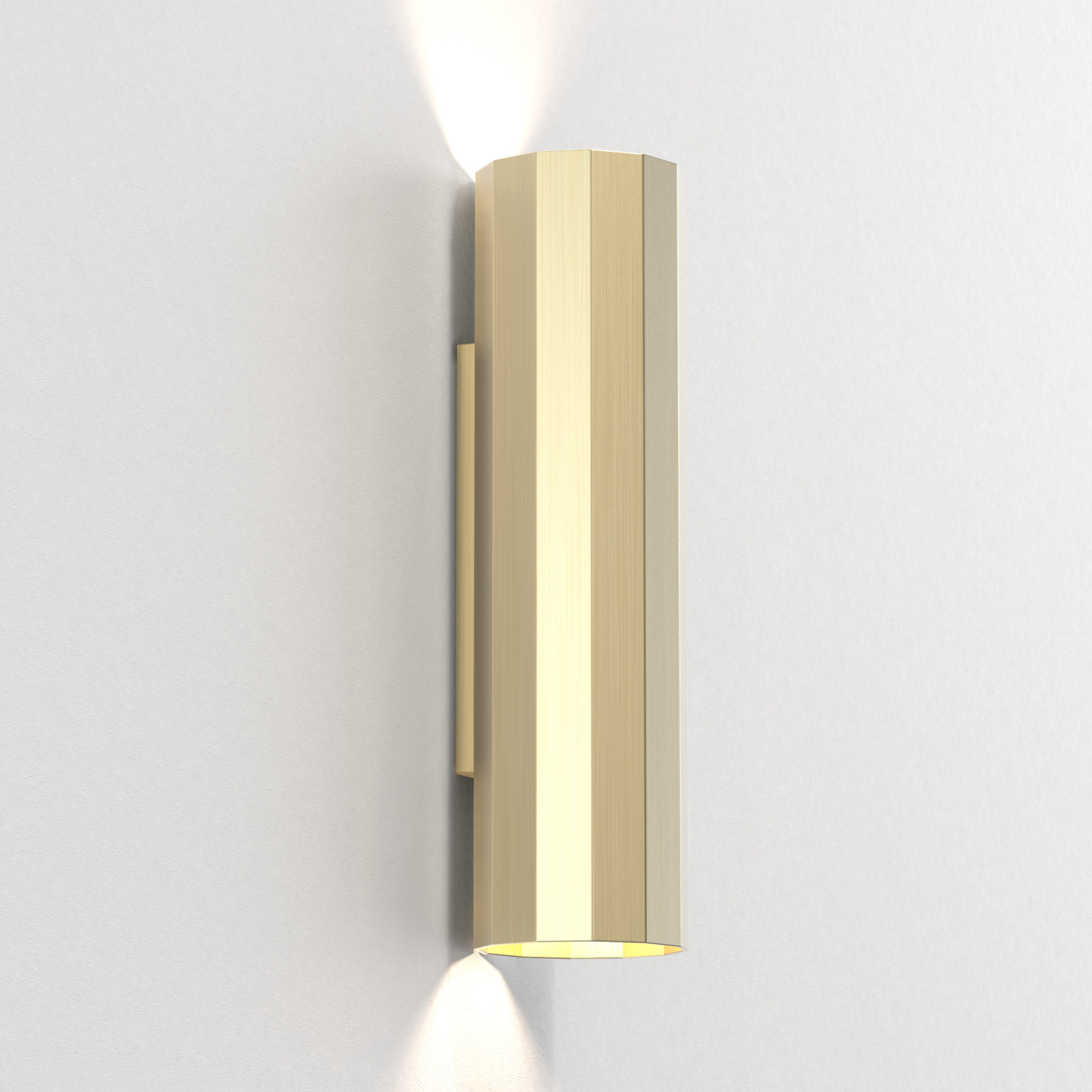 Astro Hashira 300 2 Light Wall Light in Matt Gold