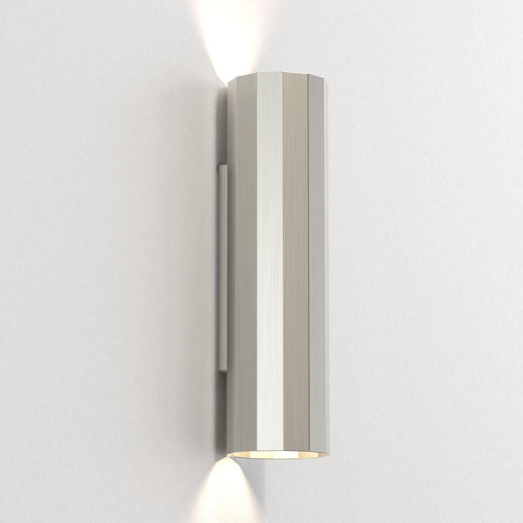 Astro Hashira 300 2 Light Wall Light in Matt Nickel