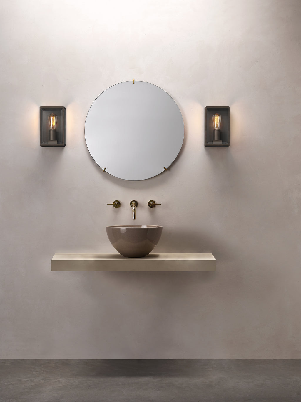 Astro Homefield 160 Outdoor Wall Light in Bronze