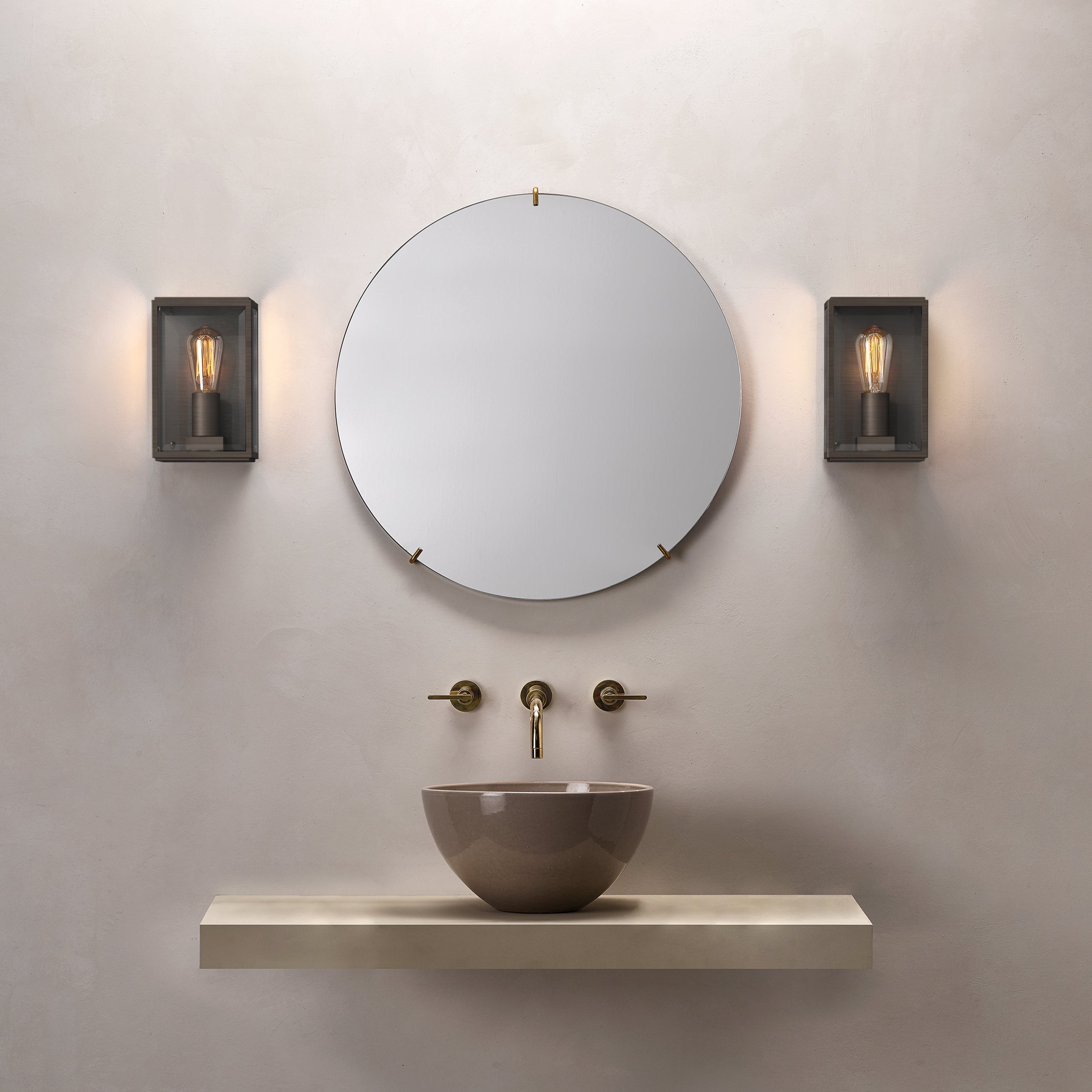 Astro Homefield 160 Outdoor Wall Light in Bronze