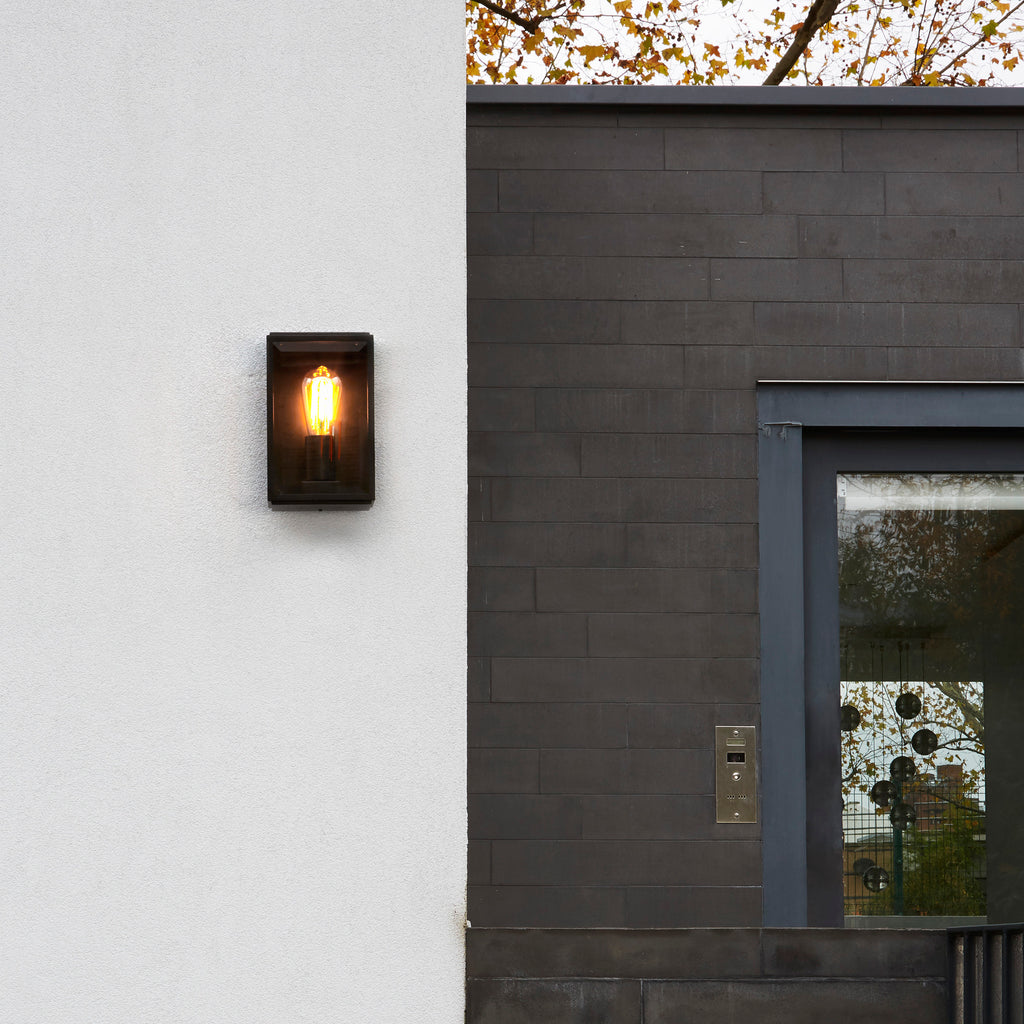 Astro Homefield 160 Outdoor Wall Light in Matt Black