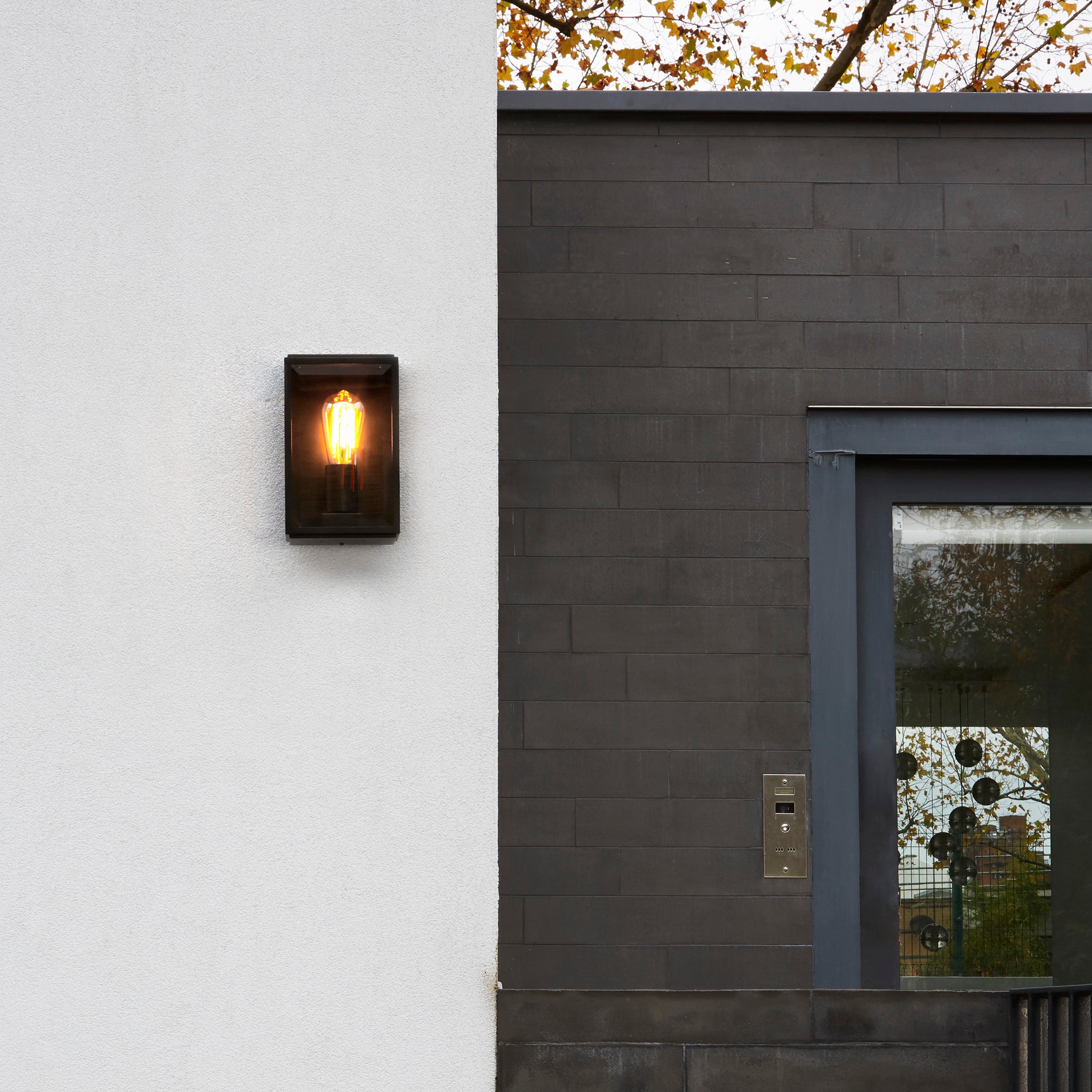 Astro Homefield 160 Outdoor Wall Light in Matt Black