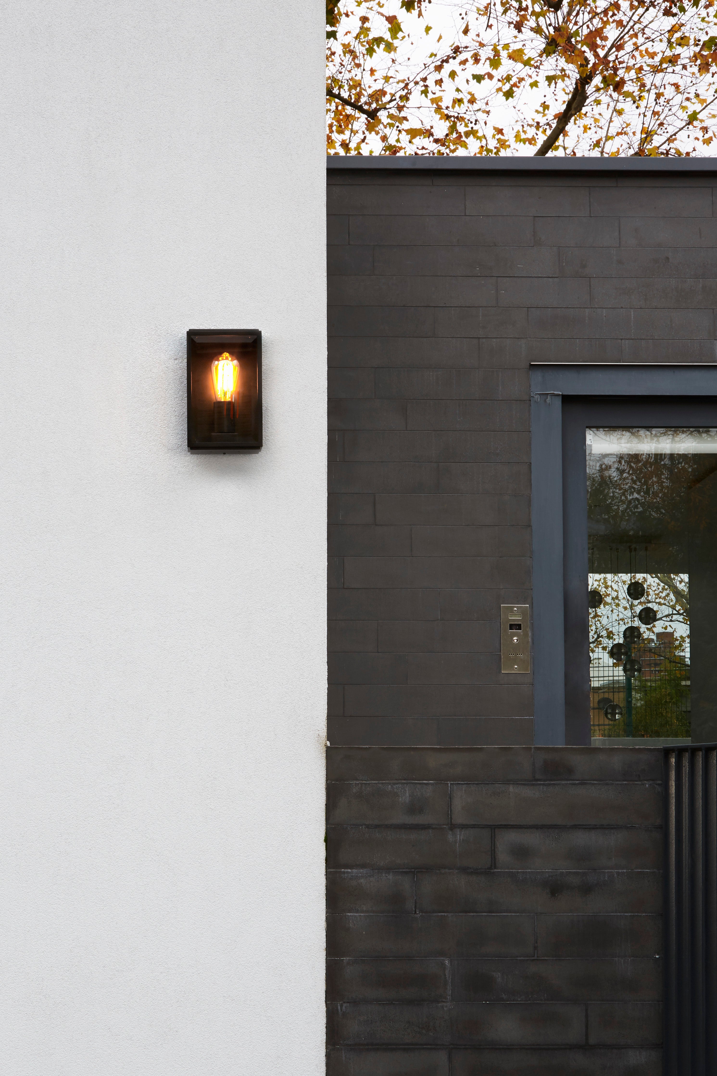 Astro Homefield 160 Outdoor Wall Light in Matt Black