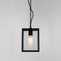 Astro Homefield 240 Outdoor Porch Pendant Light in Textured Black