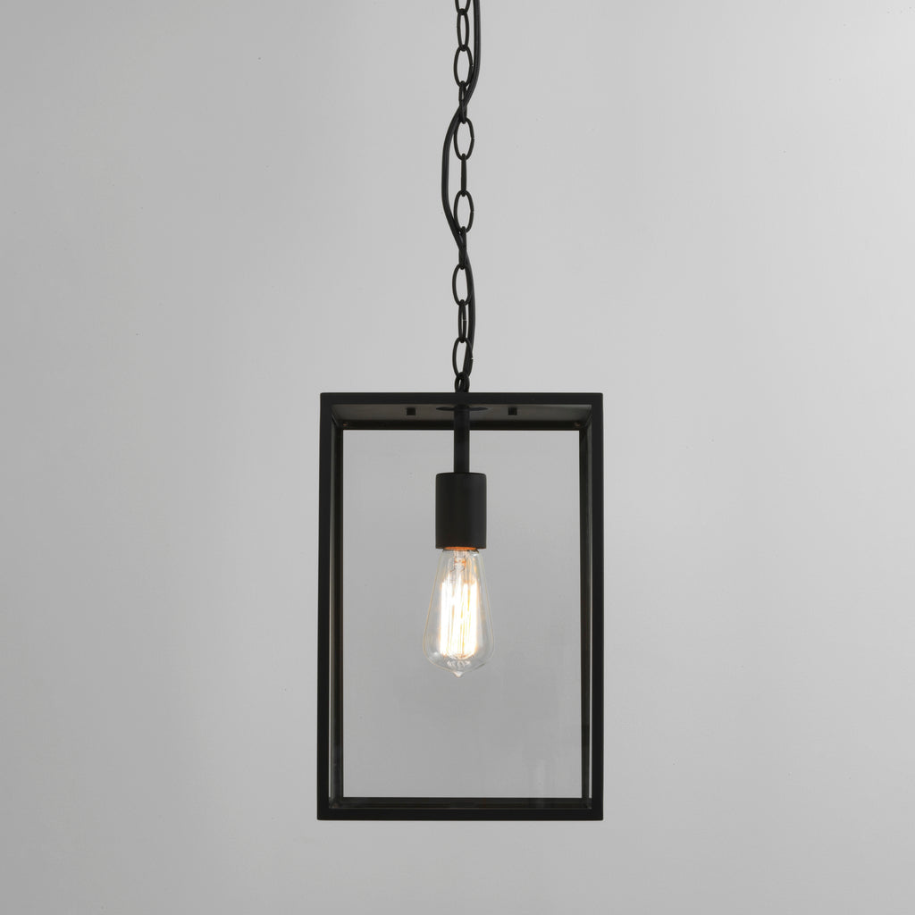 Astro Homefield 360 Outdoor Porch Pendant Light in Textured Black