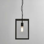 Astro Homefield 360 Outdoor Porch Pendant Light in Textured Black