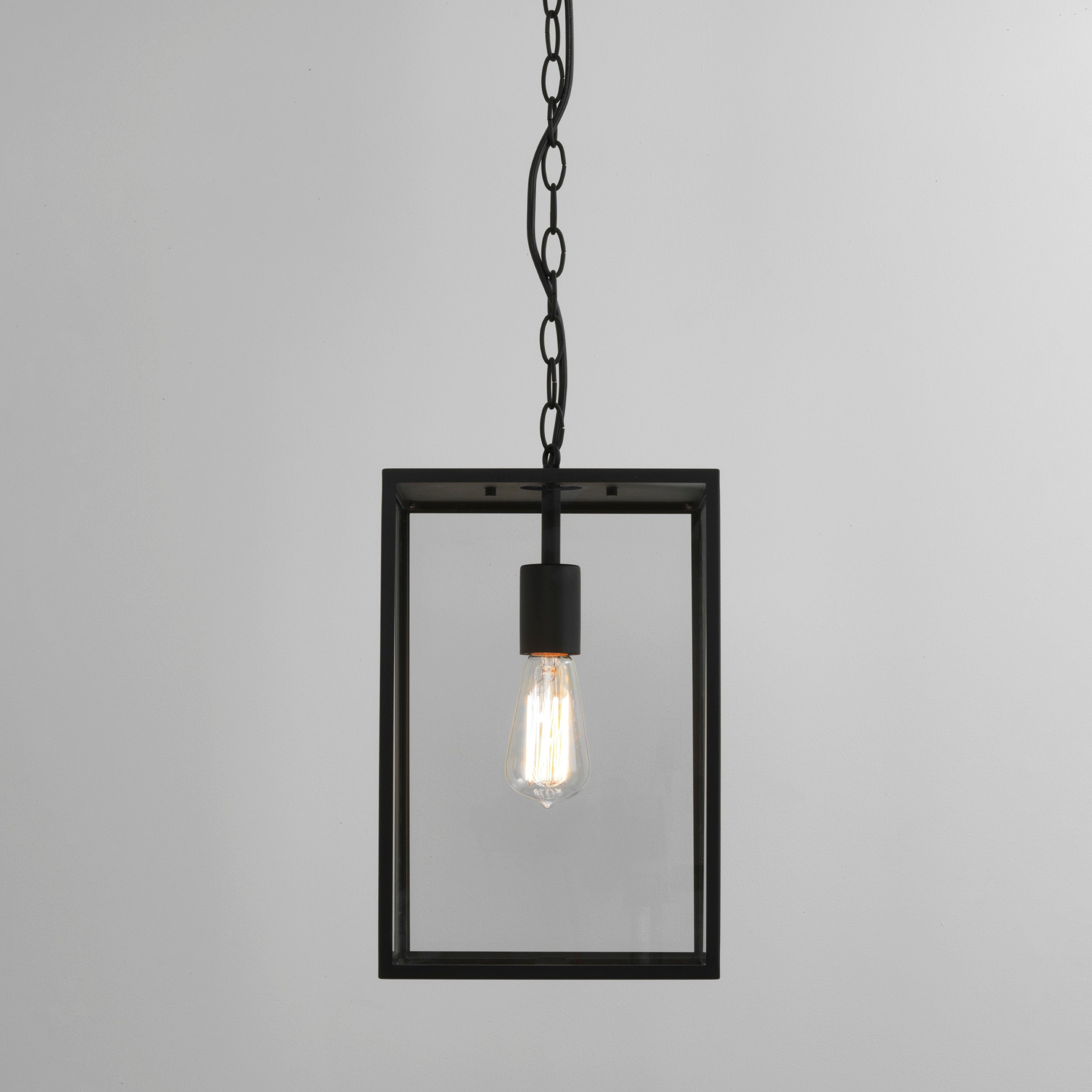Astro Homefield 360 Outdoor Porch Pendant Light in Textured Black