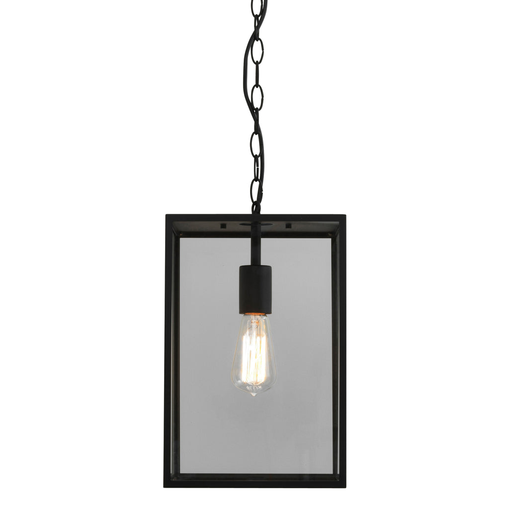 Astro Homefield 360 Outdoor Porch Pendant Light in Textured Black