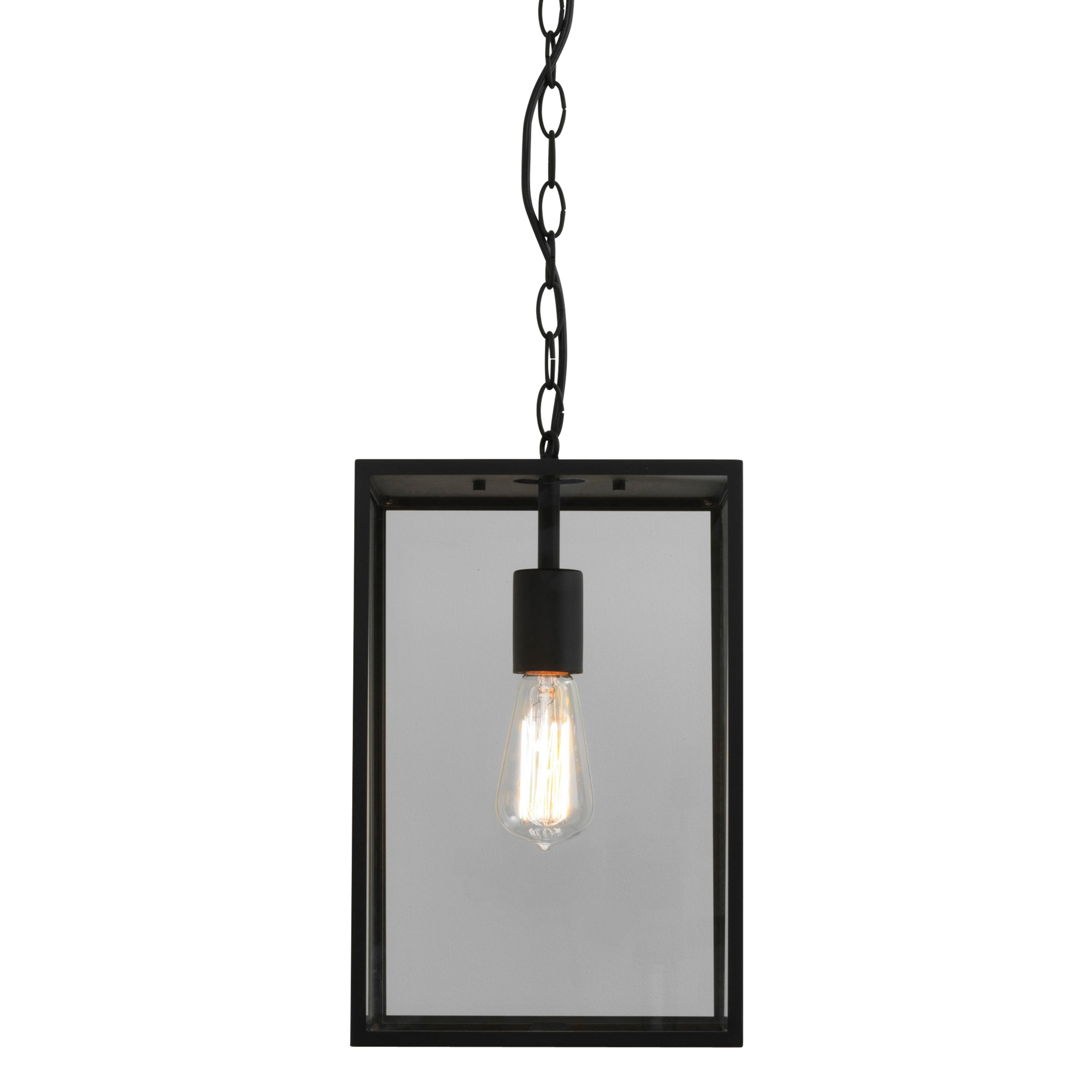 Astro Homefield 360 Outdoor Porch Pendant Light in Textured Black