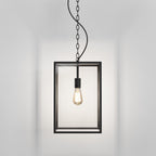 Astro Homefield 450 Outdoor Porch Pendant Light in Textured Black