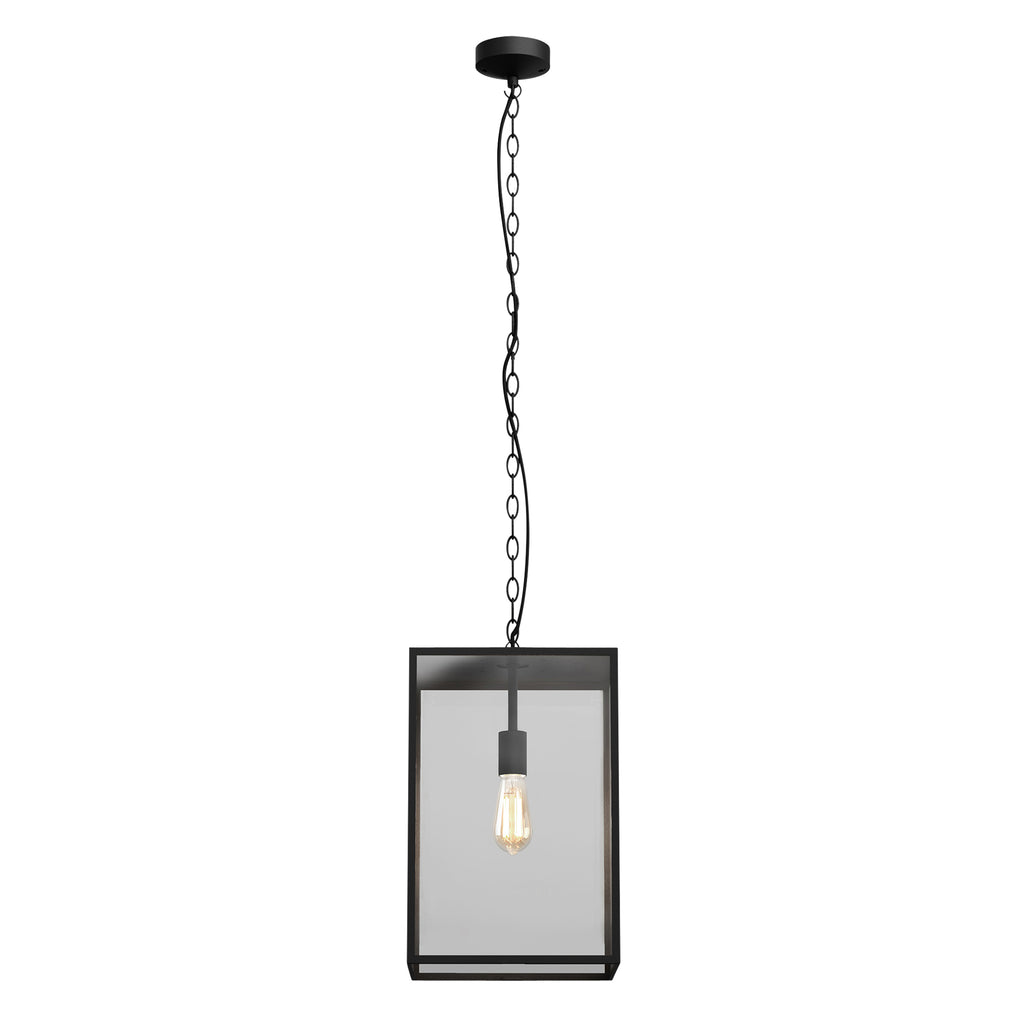 Astro Homefield 450 Outdoor Porch Pendant Light in Textured Black