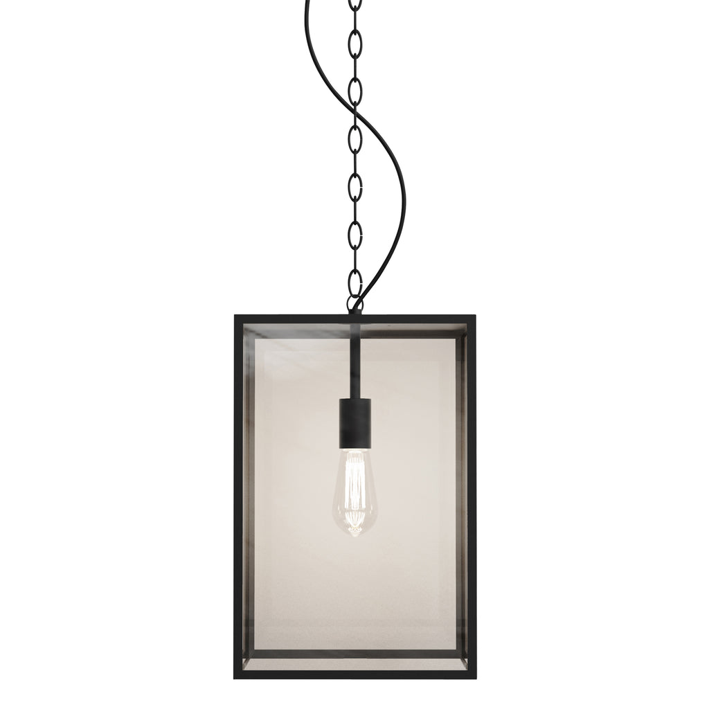 Astro Homefield 450 Outdoor Porch Pendant Light in Textured Black
