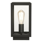 Astro Homefield Outdoor Pedestal Light in Textured Black