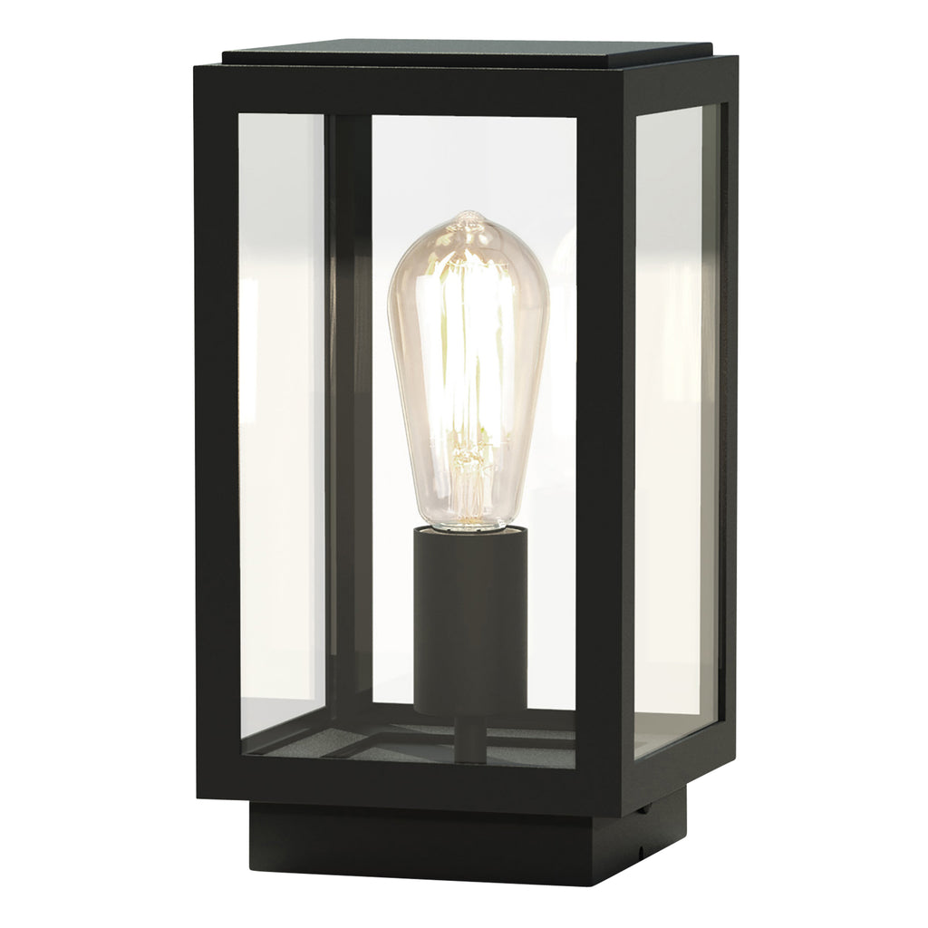 Astro Homefield Outdoor Pedestal Light in Textured Black