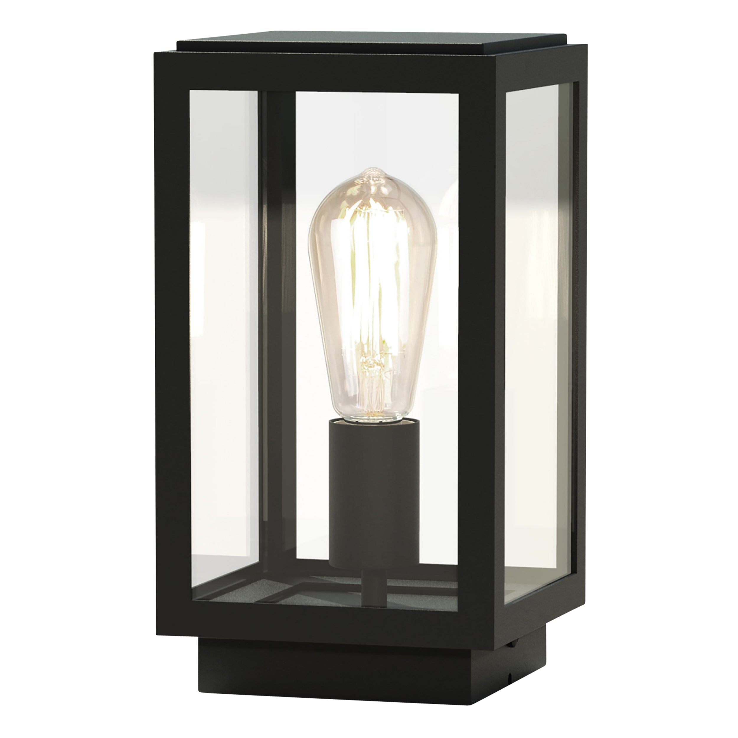 Astro Homefield Outdoor Pedestal Light in Textured Black