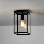 Astro Homefield Outdoor Porch Light in Textured Black
