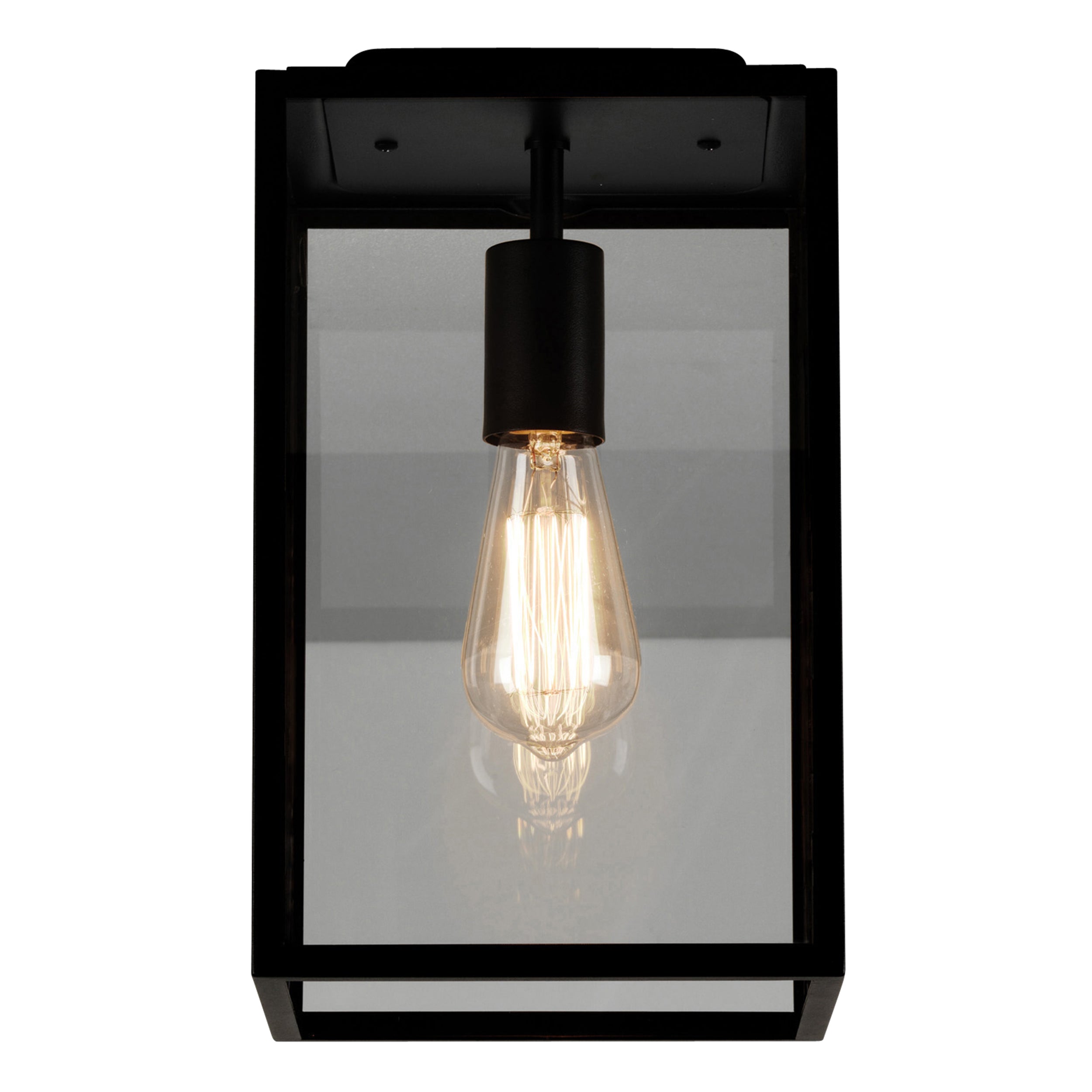 Astro Homefield Outdoor Porch Light in Textured Black