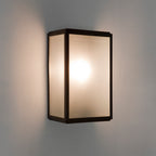 Astro Homefield Sensor Outdoor Wall Light in Textured Black