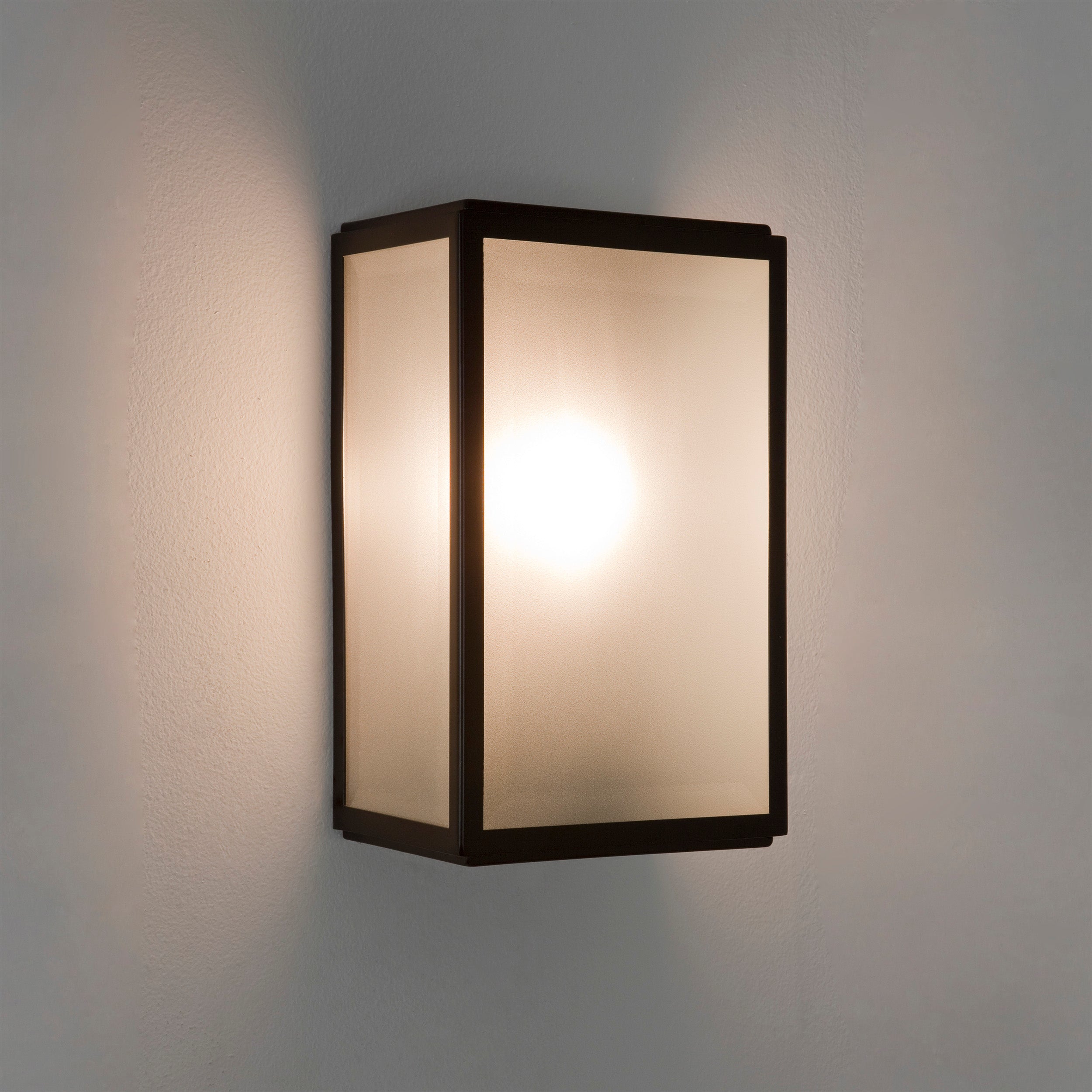 Astro Homefield Sensor Outdoor Wall Light in Textured Black