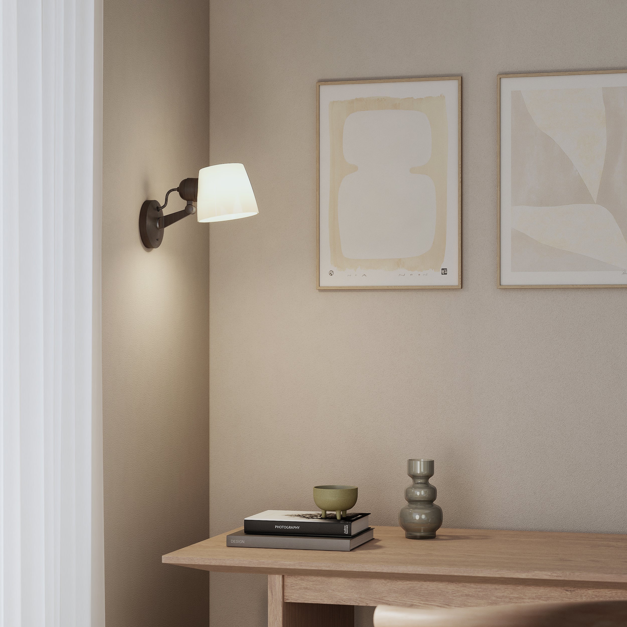 Astro Imari Adjustable Wall Light in Bronze