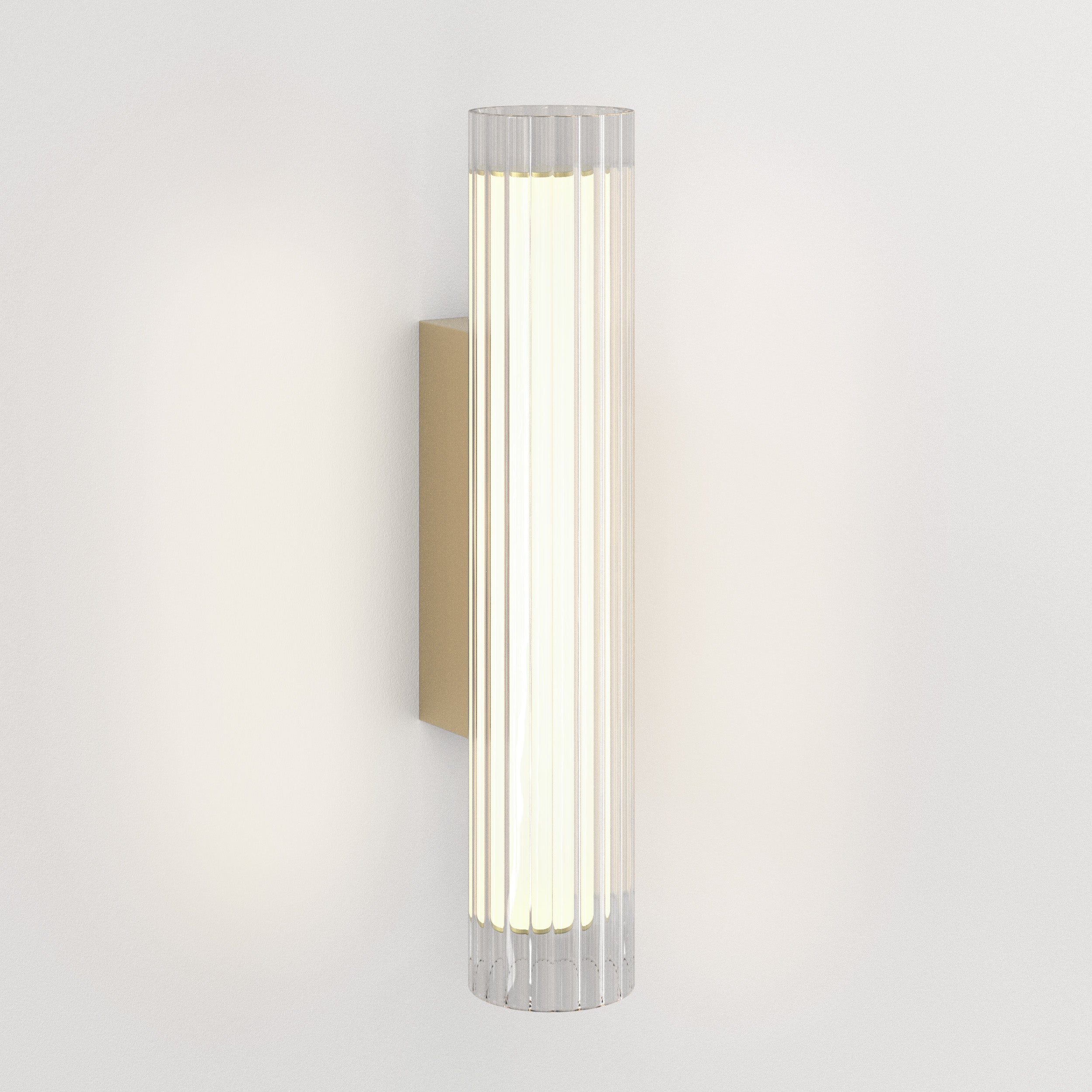 Astro io 420 Bathroom Wall Light in Matt Gold