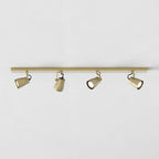 Astro Juno Four Bar Spotlight in Matt Brushed Brass
