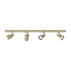 Astro Juno Four Bar Spotlight in Matt Brushed Brass