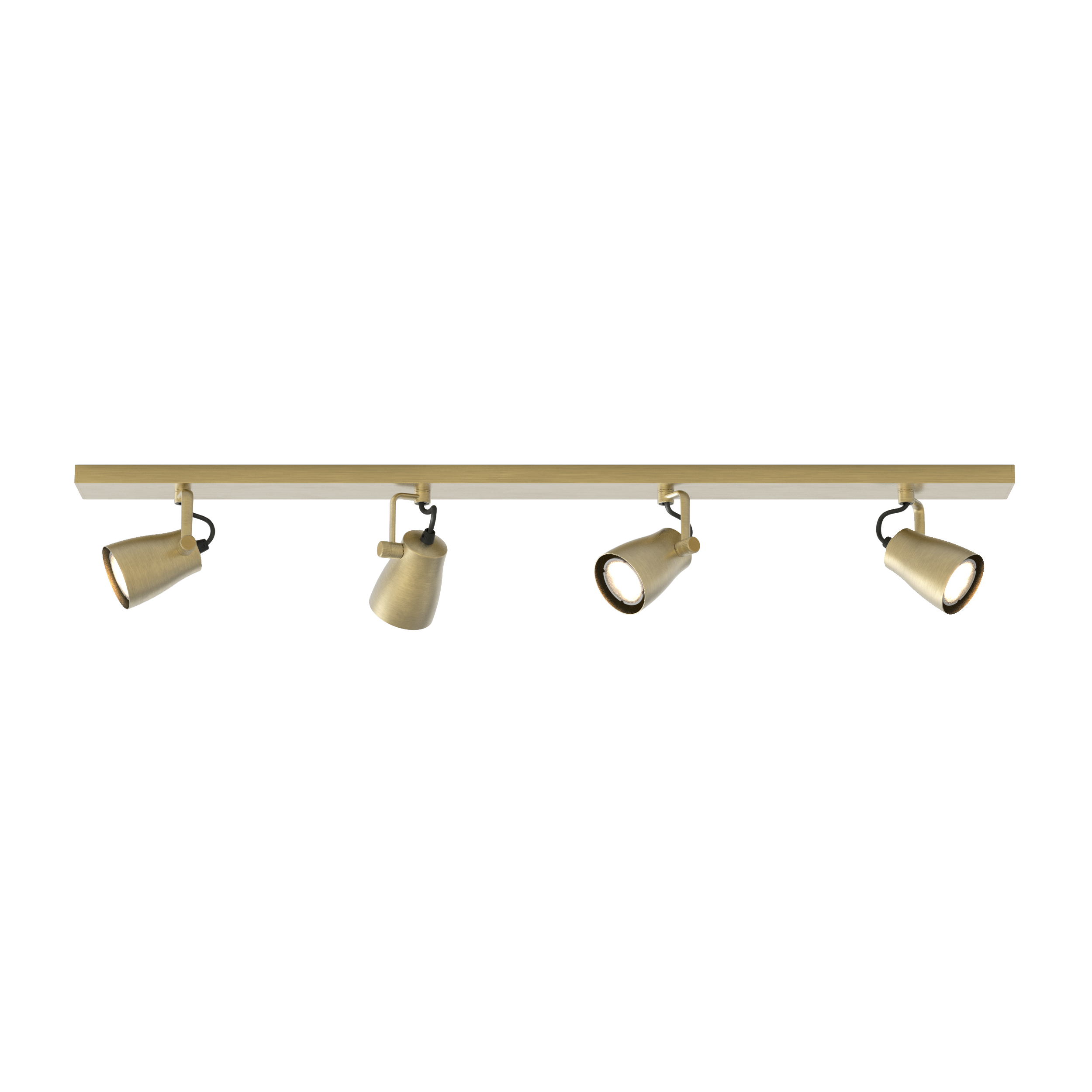 Astro Juno Four Bar Spotlight in Matt Brushed Brass