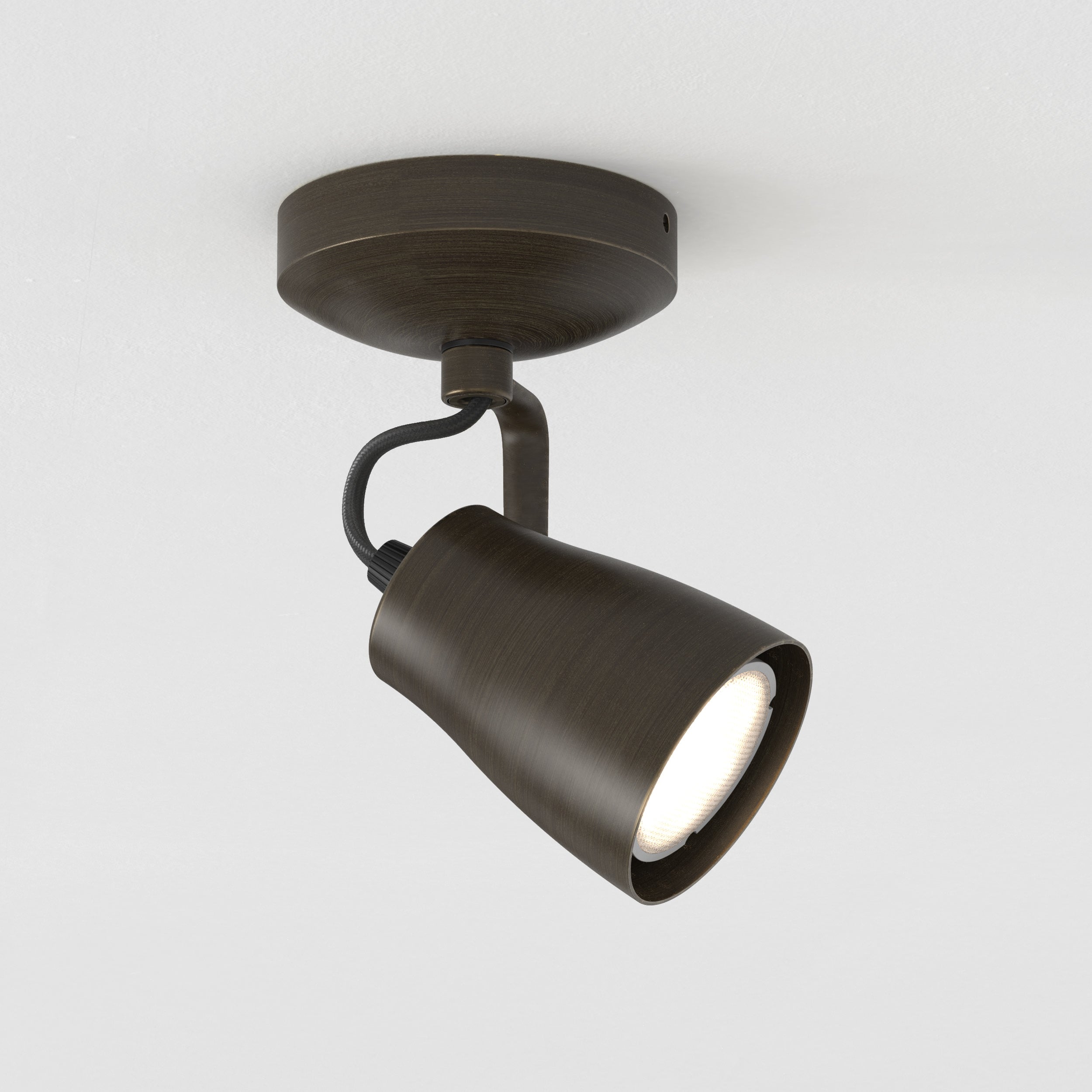 Astro Juno Single Spotlight in Bronze