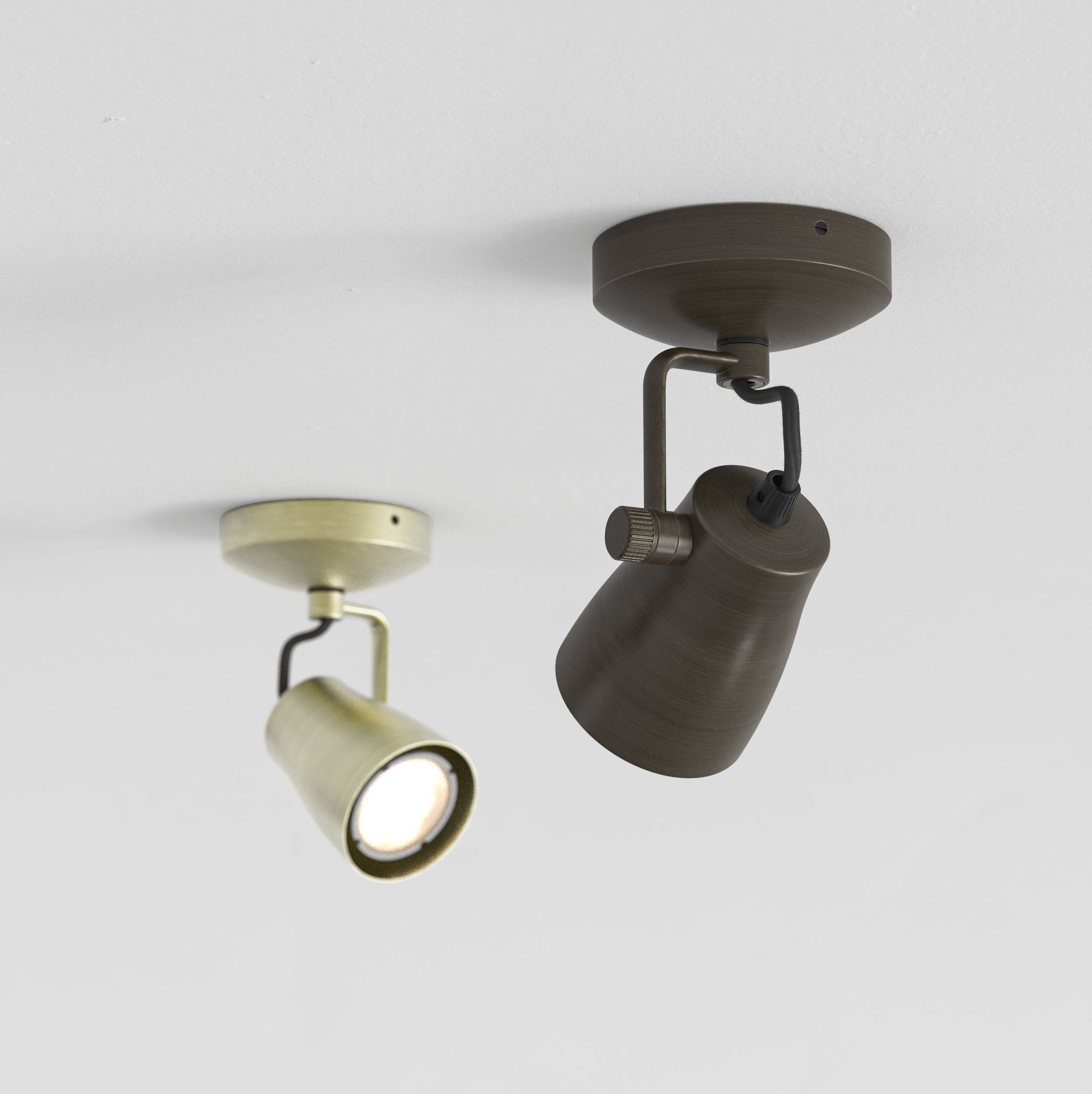 Astro Juno Single Spotlight in Bronze