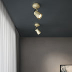 Astro Juno Single Spotlight in Matt Brushed Brass