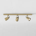Astro Juno Triple Bar Spotlight in Matt Brushed Brass