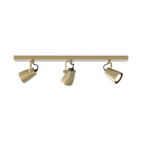 Astro Juno Triple Bar Spotlight in Matt Brushed Brass