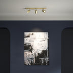 Astro Juno Triple Bar Spotlight in Matt Brushed Brass