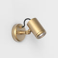 Astro Jura Outdoor Single Spotlight in Solid Brass IP65