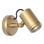 Astro Jura Outdoor Single Spotlight in Solid Brass IP65