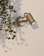 Astro Jura Outdoor Single Spotlight in Solid Brass IP65