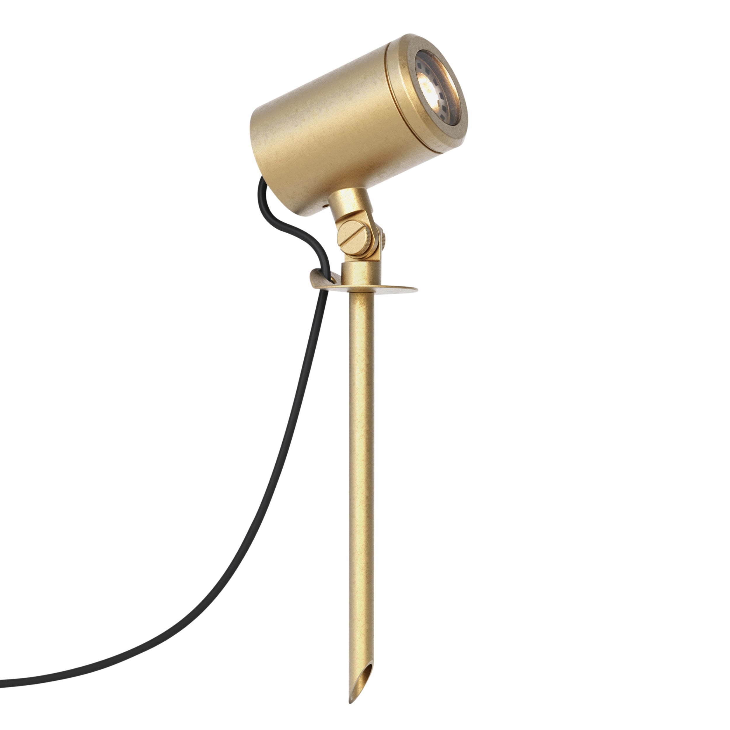 Astro Jura Spike Outdoor Spotlight in Solid Brass IP65