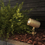 Astro Jura Spike Outdoor Spotlight in Solid Brass IP65