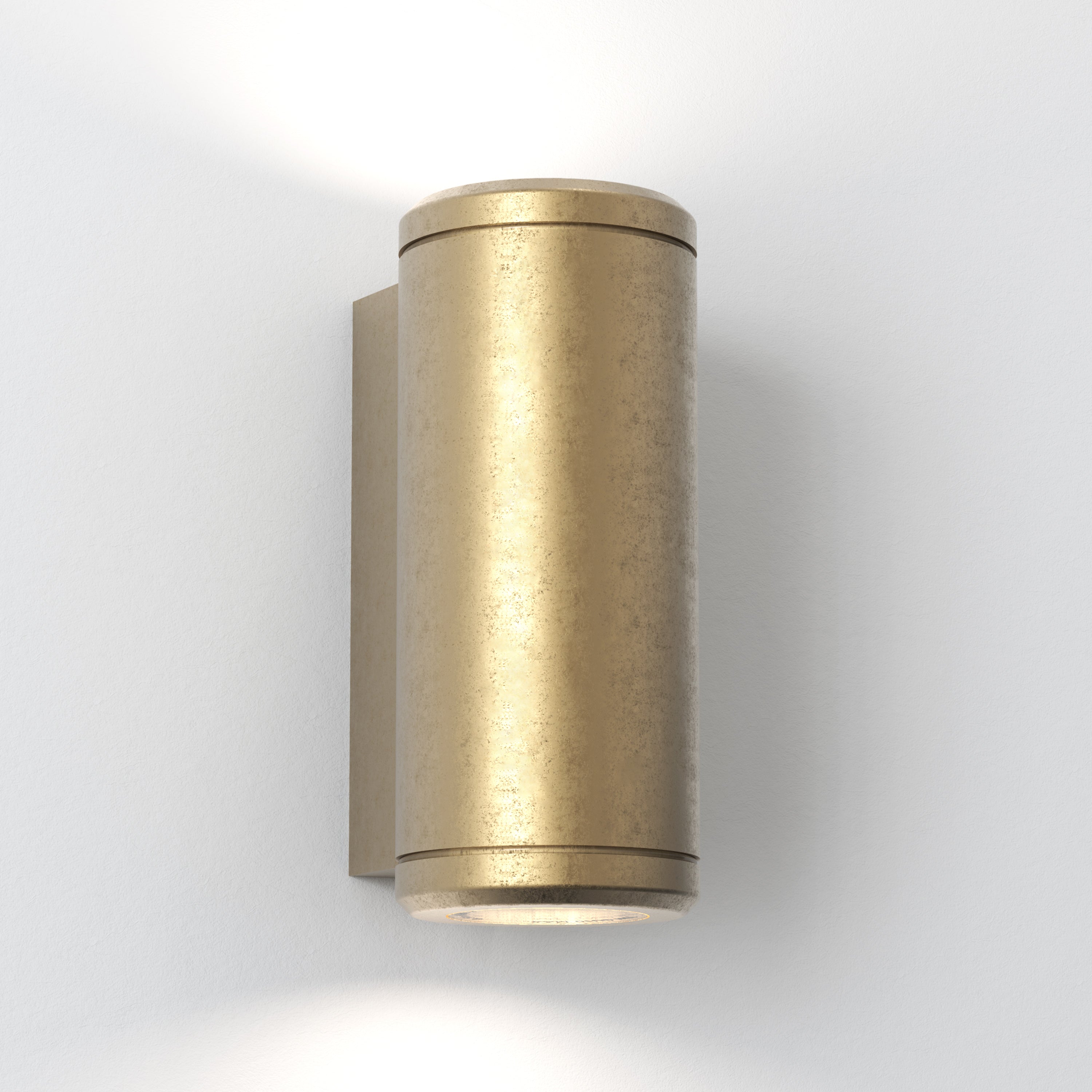 Astro Jura Twin Wall Light in Solid Brass