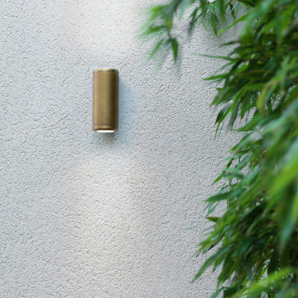 Astro Jura Twin Wall Light in Solid Brass