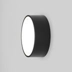 Astro Kea 150 Round Outdoor Wall Light in Textured Black IP65
