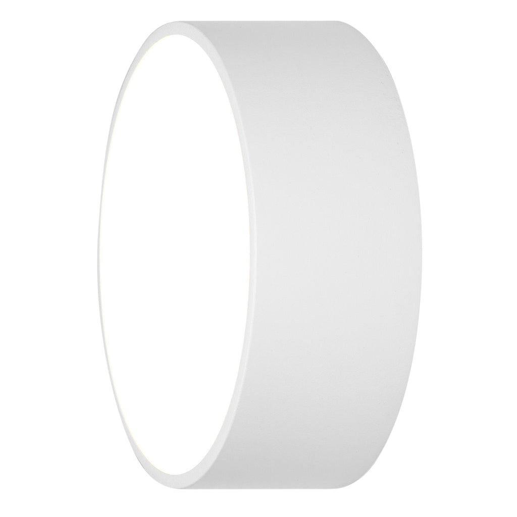 Astro Kea 150 Round Outdoor Wall Light in Textured White IP65