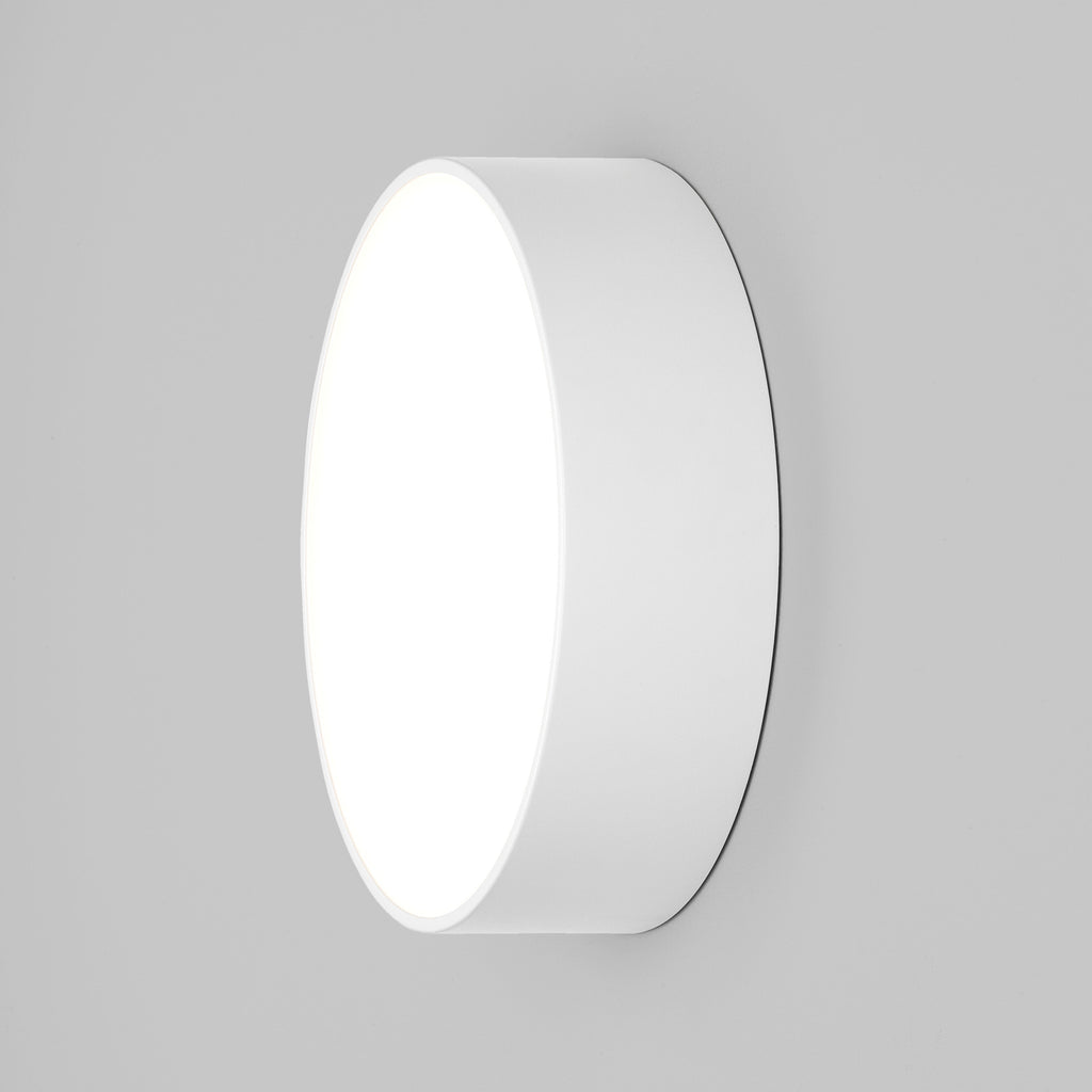 Astro Kea 250 Round Outdoor Wall Light in Textured White IP65
